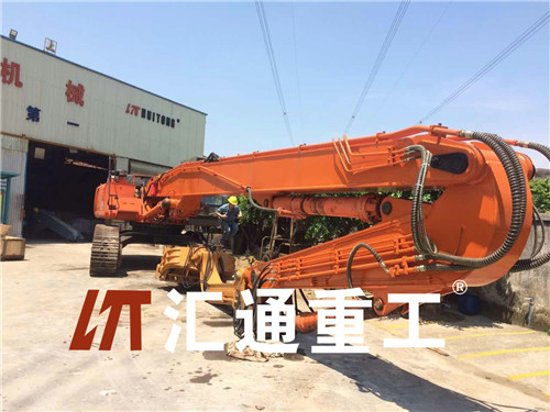 挖掘機(jī)打樁臂、打樁臂、打樁錘、挖掘機(jī)打樁臂廠家