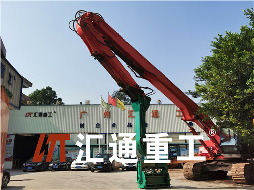 挖掘機(jī)打樁臂、打樁臂、打樁錘、挖掘機(jī)打樁臂廠家